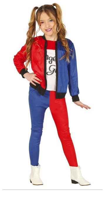 Harley Quinn Kostuum Kind, Verzenden, Nieuw