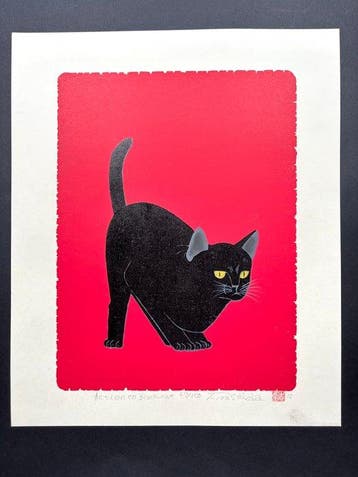 “Action (7) Black Cat” - Limited and hand signed 67/150 -