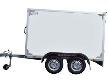 Gesloten aanhangwagen 250L X 150B X 150H dubbel as+zijdeur, Ophalen, Nieuw