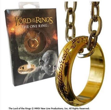 Noble Collection The Lord of the Rings: The One Ring replica, Kinderen en Baby's, Speelgoed | Knuffels en Pluche, Ophalen of Verzenden