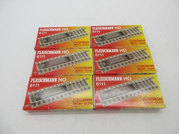 Fleischmann H0 - 6111 - Modeltreinsporen (6) - 6x, Hobby & Loisirs créatifs