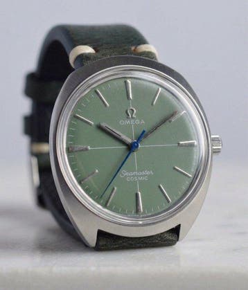 Omega - Vintage Seamaster Cosmic – Olive Green Dial –, Nieuw