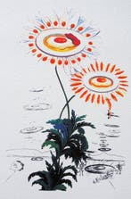 Salvador Dali (1904-1989) - Flordali : Marguerite Oeuf au