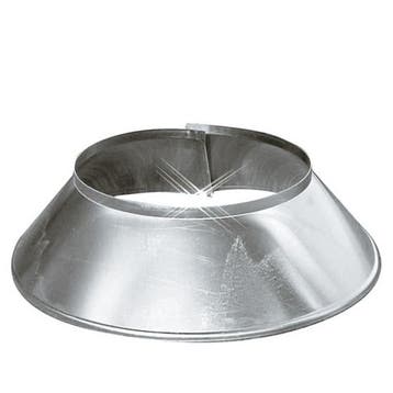 Aluminium stormkraag 200 mm, Verzenden