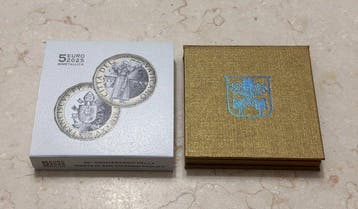 Vaticaan. 5 Euro 2025 San Giovanni Paolo II Proof (Zonder