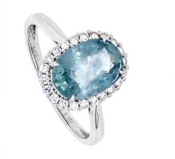 Zonder minimumprijs - Ring - 14 karaat Witgoud - 2.96ct. tw.