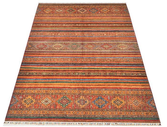Afghan, Ziegler Kazak, Groot handgeknoopt traditioneel, Maison & Meubles, Ameublement | Tapis & Moquettes