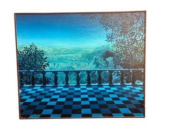 Jan Bernhard Meinen (1945-2001) - Het blauwe terras