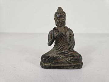 Twee bronzen Rattanakosin-stijl Boeddhas - Beeld - Thailand, Antiek en Kunst