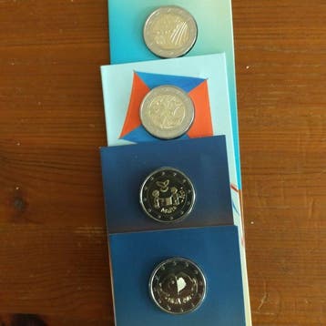 Malta. 2 Euro 2016/2020 (4 coincards) (Zonder minimumprijs)