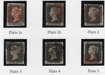 Groot-Brittannië 1840 - SG 1 (plaat 1-11) cv 12000 - Penny, Gestempeld