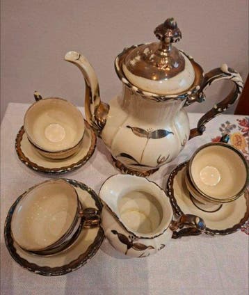 Service à thé - Porcelaine - Bavière