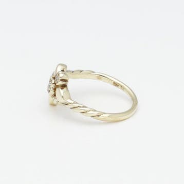 Bague - 14 carats Or jaune - Diamant, Bijoux, Sacs & Beauté, Bagues