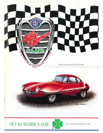 1988 ALFA ROMEO CLUB HET KLAVERBLAADJE 41 NEDERLANDS
