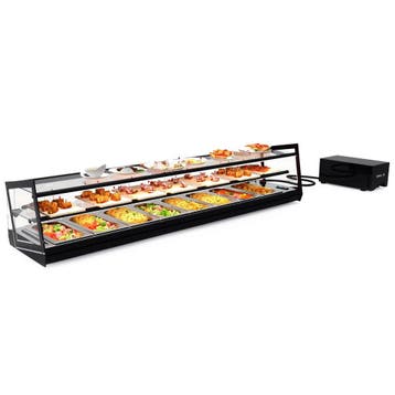 Tapasvitrine | KUBE | Zwart | 8x 1/3 GN | +2°C/+6°C |, Verzenden, Nieuw in verpakking
