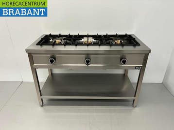 HCB inox Crêpière 3 brûleurs 3 x 8 kW 129 cm GAZ, Verzenden