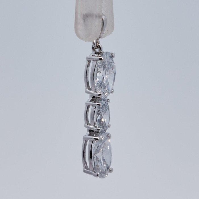 Zonder minimumprijs - Hanger - 14 karaat Witgoud - 2.04ct., Bijoux, Sacs & Beauté, Bijoux anciens