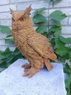 Beeld, large owl - 27 cm - polyresin