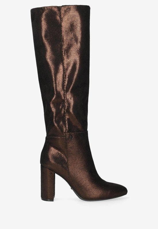 Mexx Krystal Indy Laarzen - Textiel - Dames - Bronskleuri..., Kleding | Dames, Schoenen, Nieuw, Verzenden