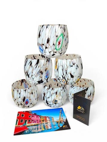 MurArt - Drinkset (6) - Glas - Murrine