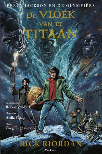De vloek van de Titaan / Percy Jackson en de Olympiërs / 3, Boeken, Verzenden, Gelezen, Rick Riordan