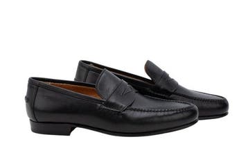 EDWARD GREEN - 7.5 UK - 41.5 IT - Leather Penny Loafer Shoes, Nieuw