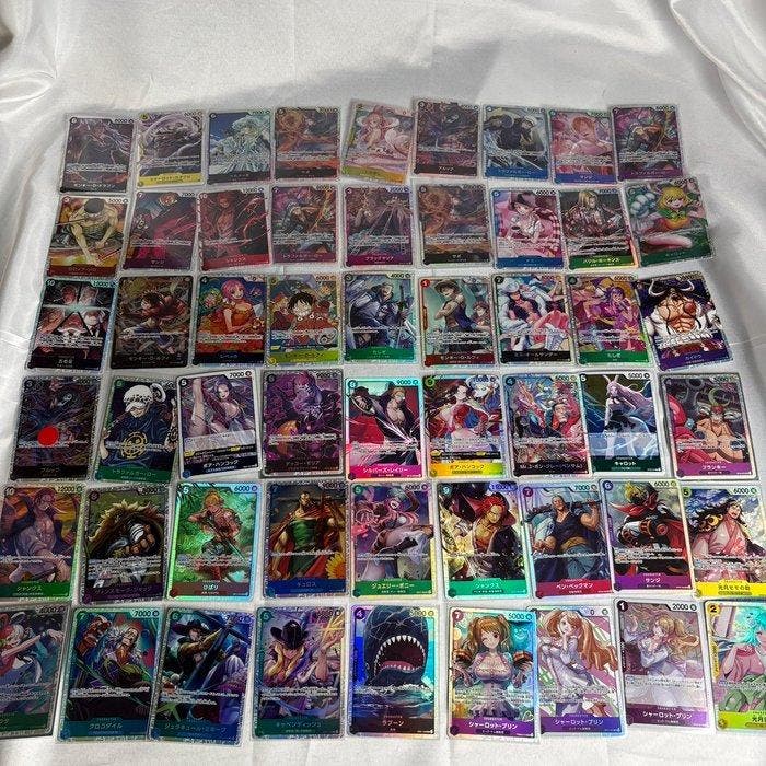 Bandai - 54 Mixed collection - One Piece, Hobby & Loisirs créatifs, Jeux de cartes à collectionner | Autre