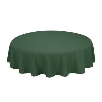Tafelkleed Rond Forest Green Groen 330cm Ø - Treb SP, Huis en Inrichting, Verzenden, Nieuw, Overige kleuren, Tafelkleed of Tafelzeil