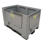 Palletbox Bigbox 1200x800x790 mm HD-PE gesloten grijs, Ophalen of Verzenden