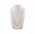 Koraal - Zilver - Halsketting - ambachtelijke productie