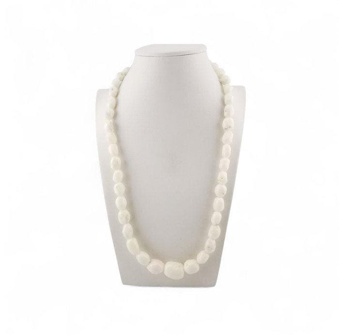 Koraal - Zilver - Halsketting - ambachtelijke productie, Collections, Minéraux & Fossiles