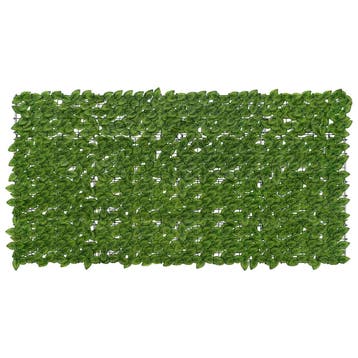 vidaXL Balkonscherm met bladeren Groen en Geel 200 x 100 cm, Verzenden, Nieuw