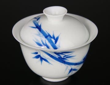 Bol Couvert chinois en Porcelaine Bleu Blanc - Porcelaine -