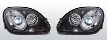 Koplampen Angel Eyes | Mercedes SLK R170 1996-2004 | zwart, Verzenden