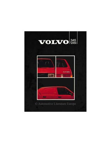 1982 VOLVO 345 VAN BROCHURE NEDERLANDS, Ophalen of Verzenden