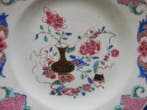 Plat - décor au vase de pivoines - Porcelaine - Chine 18ème