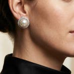 Boucles doreilles - 14 carats Or blanc - Boucles doreilles