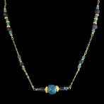 Oud-Romeins Earrings, Ketting met romeinse glaskralen