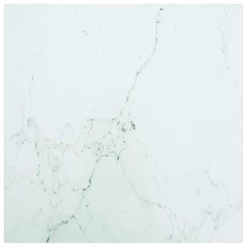 vidaXL Tafelblad 40x40 cm 6 mm gehard glas met marmeren, Verzenden