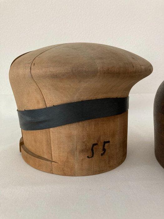 Porte-chapeaux (2) - Bois, divisible - Moules à chapeaux, Antiquités & Art, Curiosités & Brocante