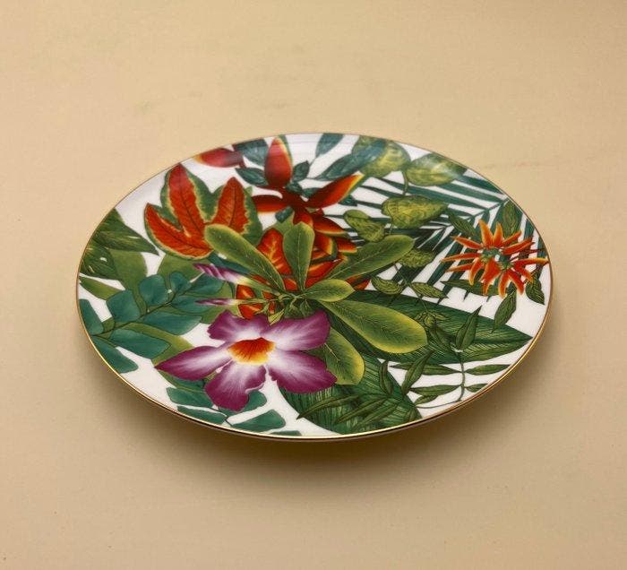 Porcelaine de Limoges - Hermès - Bord - ***Passifolia*** -, Huis en Inrichting, Overige Huis en Inrichting