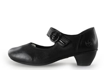Rieker Instappers in maat 39 Zwart, Kleding | Dames, Schoenen, Verzenden, Zo goed als nieuw, Rieker, Instappers