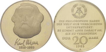 20 Mark 1983 Kurs- en Gedenkmunten, Verzenden, België