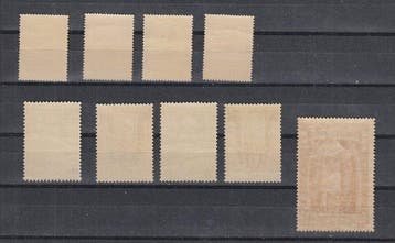 Belgique 1932 - Mercier - OBP : 342/350 met fotocertificaat, Postzegels en Munten, Gestempeld