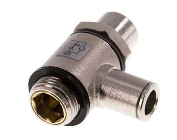 Vanne de régulation de débit Coude 8 mm - G3/8 Banjo à vis, Verzenden