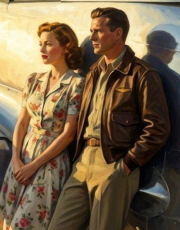 Le Yack - Sunset on the Tarmac - Hand signed