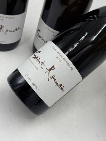 2016 Sarnin Berrux - Saint-Romain - 3 Bouteilles (0,75 L), Collections, Vins