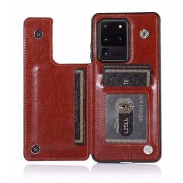 Samsung Galaxy S9 Plus Retro Leren Flip Case Portefeuille -, Verzenden, Nieuw