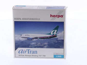 Schaal 1:500 Herpa 514743 AirTran Airways Boeing 737-700..., Ophalen of Verzenden