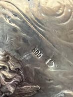 Schotel - .800 zilver - Schaal met engelmotief, Antiek en Kunst